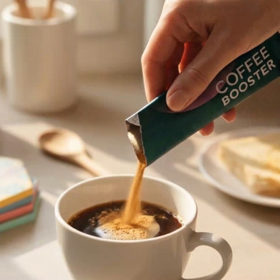 Stir in one sachet
